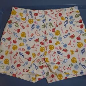 Bagatelle Multicolor Patterned High Waist Shorts
